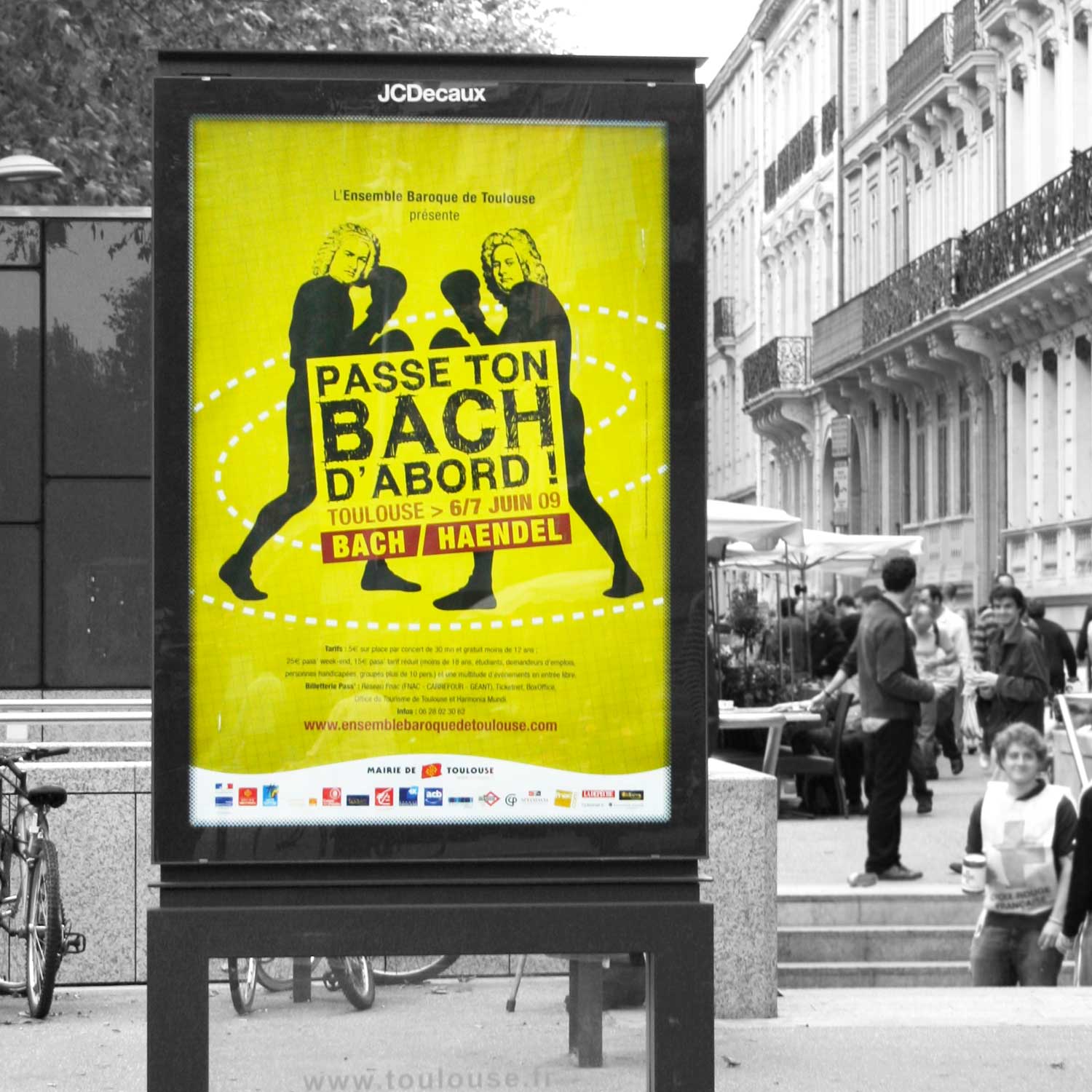 Affiche festival Passe ton Bach d'abord 2009